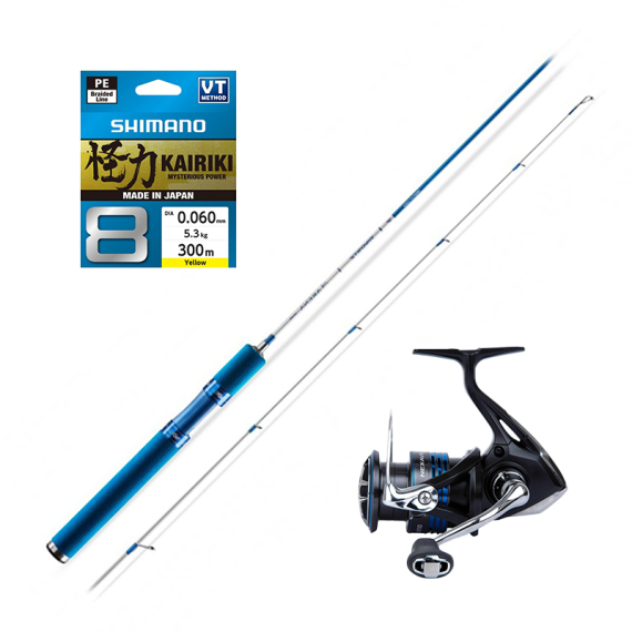 Favorite Arena Vivid BL562UL 1,5-5g & Shimano Nexave Combo ryhmässä Kalastussetit / Virvelisetit / Jalokala Avokelasetti @ Sportfiskeprylar.se (FAVORITNEXAVEULSET)