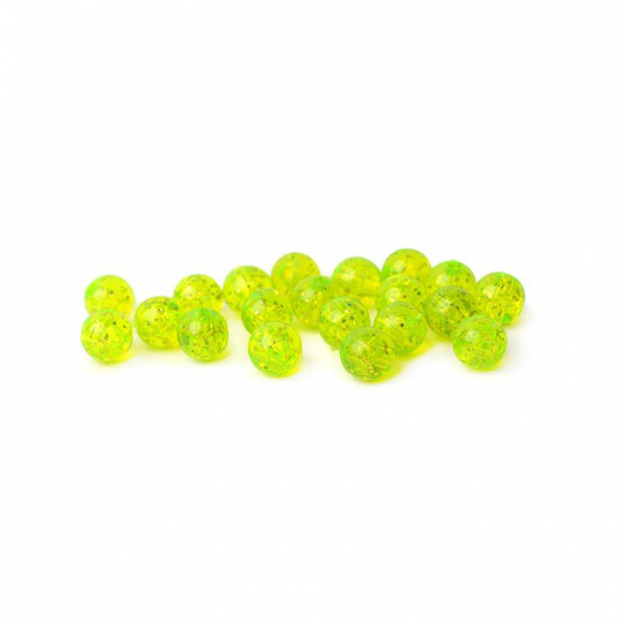 Articulation Beads 6mm - Sparkle Fl. Green ryhmässä Koukut & Tarvikkeet / Perhonsidonta / Perhonsidonta materiaali / Jatkorunko & helmet @ Sportfiskeprylar.se (FD-AB4031)