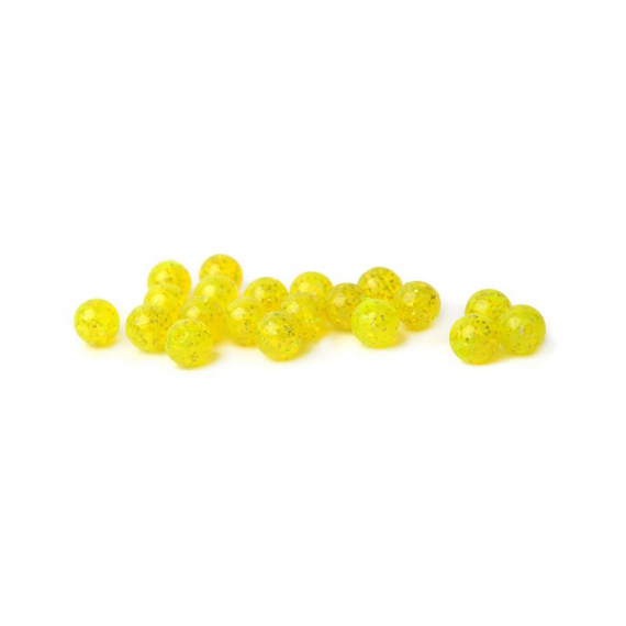 Articulation Beads 6mm - Sparkle Chartreuse ryhmässä Koukut & Tarvikkeet / Perhonsidonta / Perhonsidonta materiaali / Jatkorunko & helmet @ Sportfiskeprylar.se (FD-AB4032)