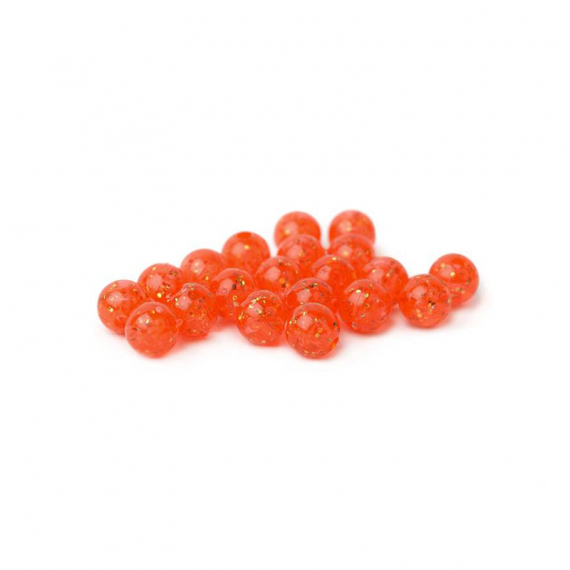 Articulation Beads 6mm - Sparkle Fl. Orange ryhmässä Koukut & Tarvikkeet / Perhonsidonta / Perhonsidonta materiaali / Jatkorunko & helmet @ Sportfiskeprylar.se (FD-AB4033)