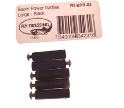 Bauer Power Rattles Large Black, 5kpl ryhmässä Kalastusmenetelmät / Merikalastus / Koukut & tarvikkeet merikalastus @ Sportfiskeprylar.se (FD-BPR-03)