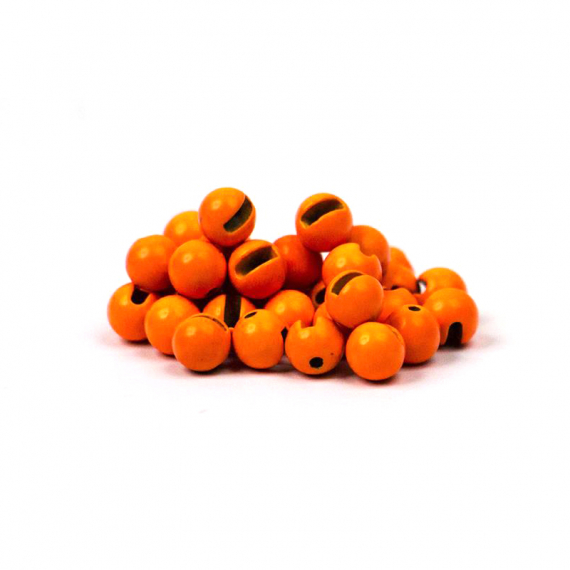 Fly Dressing Slotted Tungsten Beads 3mm, Fluo Orange ryhmässä Koukut & Tarvikkeet / Perhonsidonta / Perhonsidonta materiaali / Jatkorunko & helmet @ Sportfiskeprylar.se (FD-C2303)