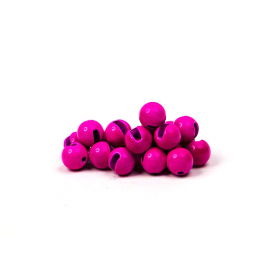 Fly Dressing Slotted Tungsten Beads 3mm, Fluo Pink ryhmässä Koukut & Tarvikkeet / Perhonsidonta / Perhonsidonta materiaali / Jatkorunko & helmet @ Sportfiskeprylar.se (FD-C2304)
