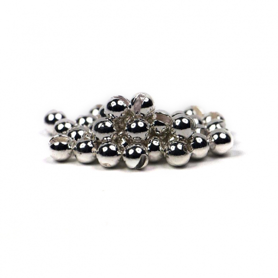 Fly Dressing Slotted Tungsten Beads 3mm, Silver ryhmässä Koukut & Tarvikkeet / Perhonsidonta / Perhonsidonta materiaali / Jatkorunko & helmet @ Sportfiskeprylar.se (FD-C2307)