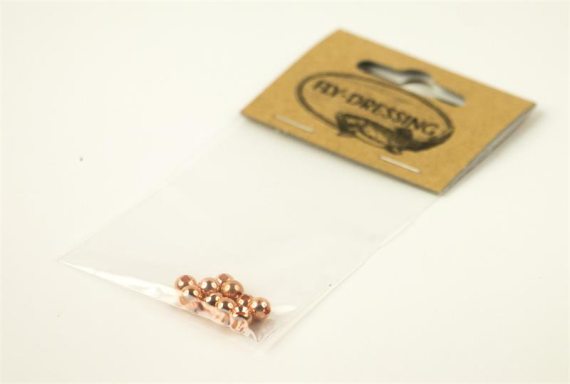 Bauer Pike Beads 0,6g - Copper ryhmässä Koukut & Tarvikkeet / Perhonsidonta / Perhonsidonta materiaali / Jatkorunko & helmet @ Sportfiskeprylar.se (FD-C5002)