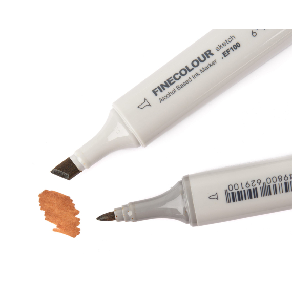 Color Markers, Brown ryhmässä Työkalut ja tarvikkeet / Muut työkalut / Tussit @ Sportfiskeprylar.se (FD-CM166)