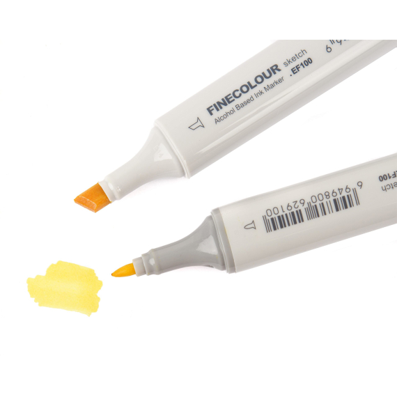 Color Markers, Yellow ryhmässä Työkalut ja tarvikkeet / Muut työkalut / Tussit @ Sportfiskeprylar.se (FD-CM225)