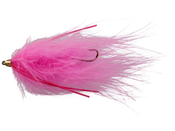 Marabou Worm Pink ryhmässä Vieheet / Perhot / Streamerit @ Sportfiskeprylar.se (FL24065r)