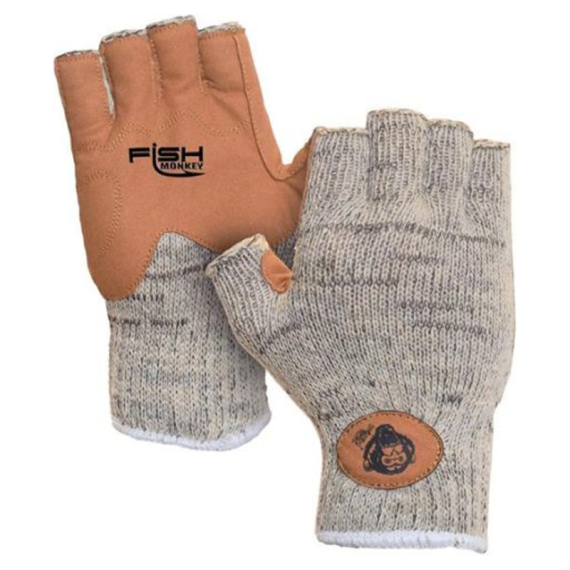 Fish Monkey Wooly Gloves - L/XL ryhmässä Vaatteet ja kengät / Vaatetus / Käsineet @ Sportfiskeprylar.se (FM30-LXL)