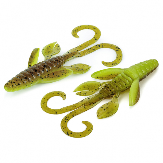 Molix Freaky Flip 10cm - UV Brown Cream Pepper ryhmässä Vieheet / Jigit ja keinosyötit / Ravut ja Creaturebaits-syötit / Rapujigit @ Sportfiskeprylar.se (FRFL-478)
