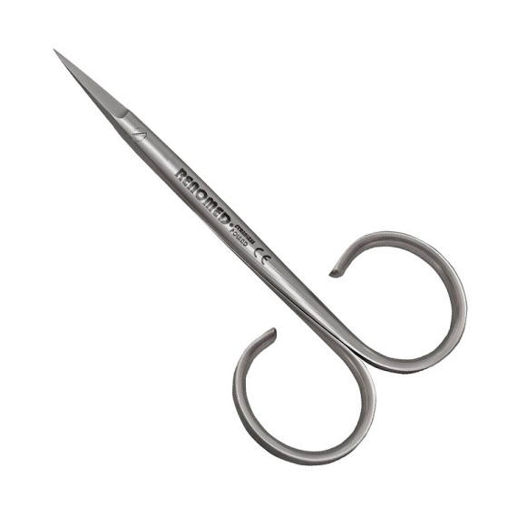 Renomed - Small Scissor Straight ryhmässä Työkalut & Lisätarvikkeet / Pihdit & sakset / Leikkurit & sakset @ Sportfiskeprylar.se (FS1)