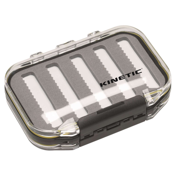 Kinetic Waterproof Fly Box Clear ryhmässä Säilytys / Rasiat ja laatikot / Perhorasiat @ Sportfiskeprylar.se (G126-095-Sr)