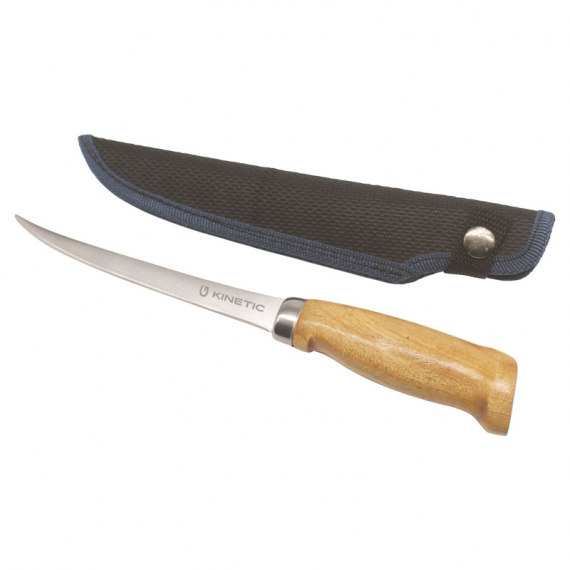 Kinetic Nordic Fillet Knife 6\'\' Wood ryhmässä Työkalut & Lisätarvikkeet / Puukot & kirveet / Puukot / Fileerausveitset @ Sportfiskeprylar.se (G188-246-067)