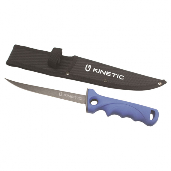 Kinetic Fillet Knife Soft Grip 7\'\' Blue/Black ryhmässä Työkalut & Lisätarvikkeet / Puukot & kirveet / Puukot / Fileerausveitset @ Sportfiskeprylar.se (G189-202-085)