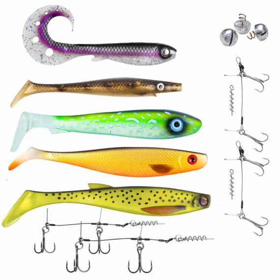 Pike Bundle - Softlures Heavy ryhmässä Vieheet / Viehesarjat @ Sportfiskeprylar.se (GADDFAVORITER3)