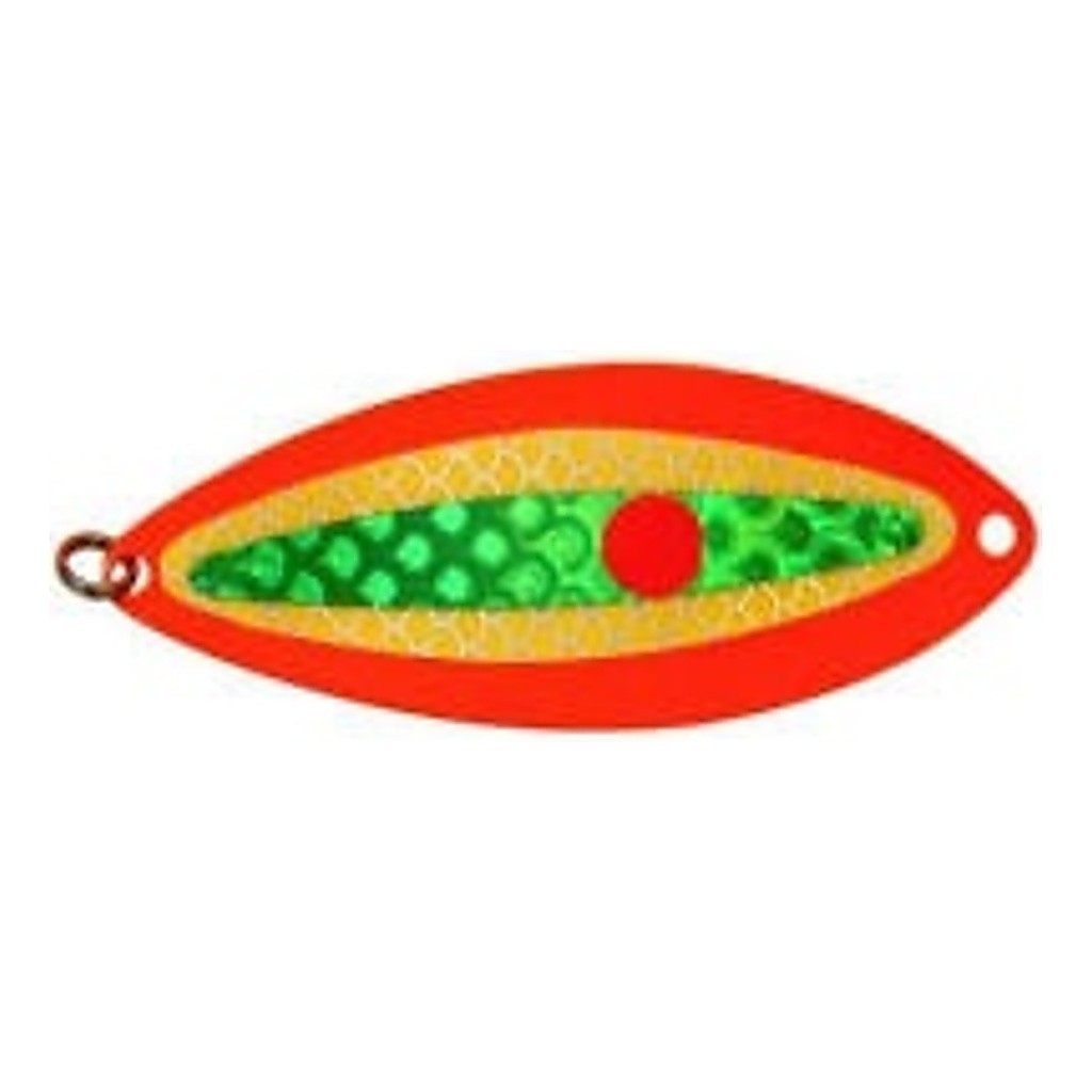 Lill-Skruven 58mm Fluo Yellow/Green ryhmässä Vieheet / Pilkkivieheet / Nieriäpilkit @ Sportfiskeprylar.se (GE85)