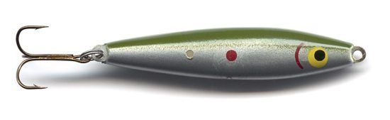 Gladsax wobbler Classic - Green Silver Varnished 20g ryhmässä Uistimet / vieheet / Meritaimenvieheet & rannikovaaput / Rannikkovaapput @ Sportfiskeprylar.se (GL-100-20)