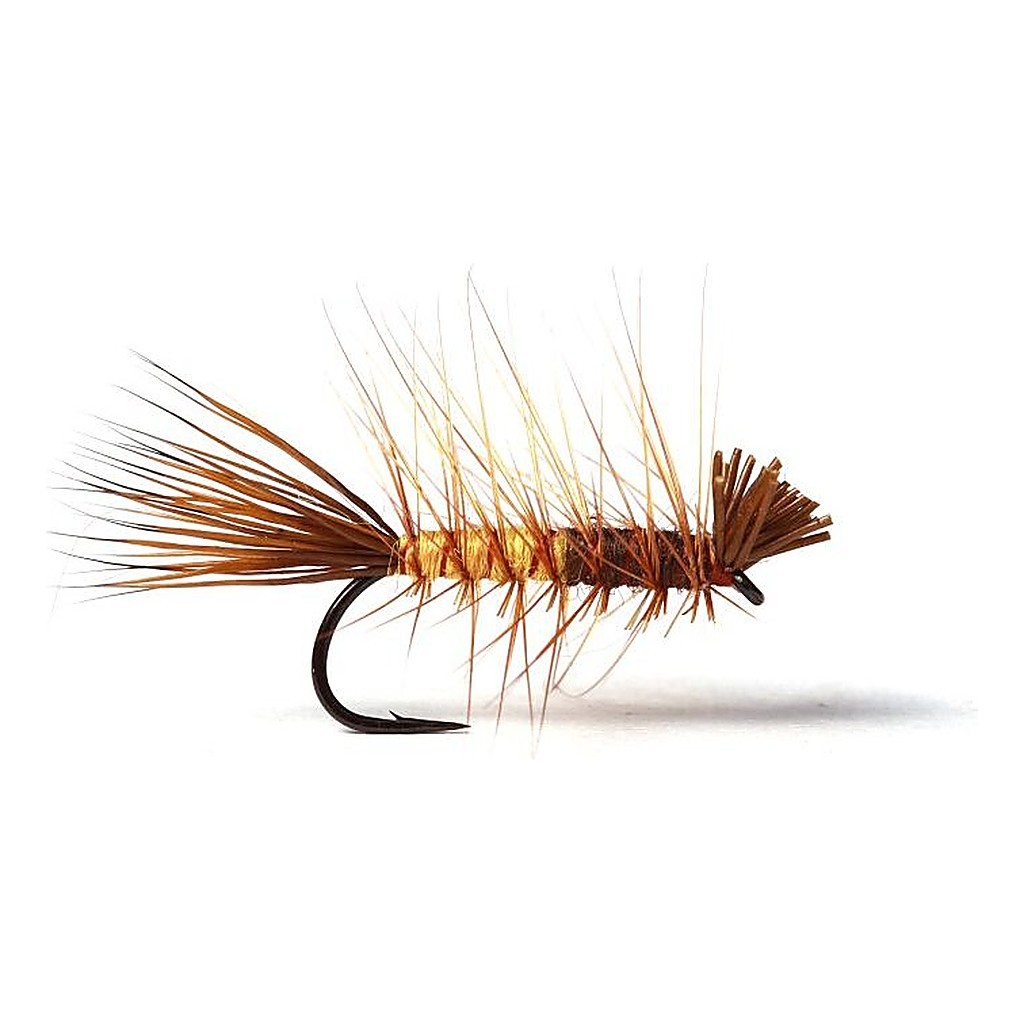 Super Dyret Brown/Yellow ryhmässä Vieheet / Perhot / Pintaperhot @ Sportfiskeprylar.se (GL49651r)