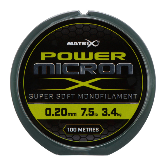 Matrix Power Micron X - 100m ryhmässä Siimat / Nailonsiimat @ Sportfiskeprylar.se (GML028r)