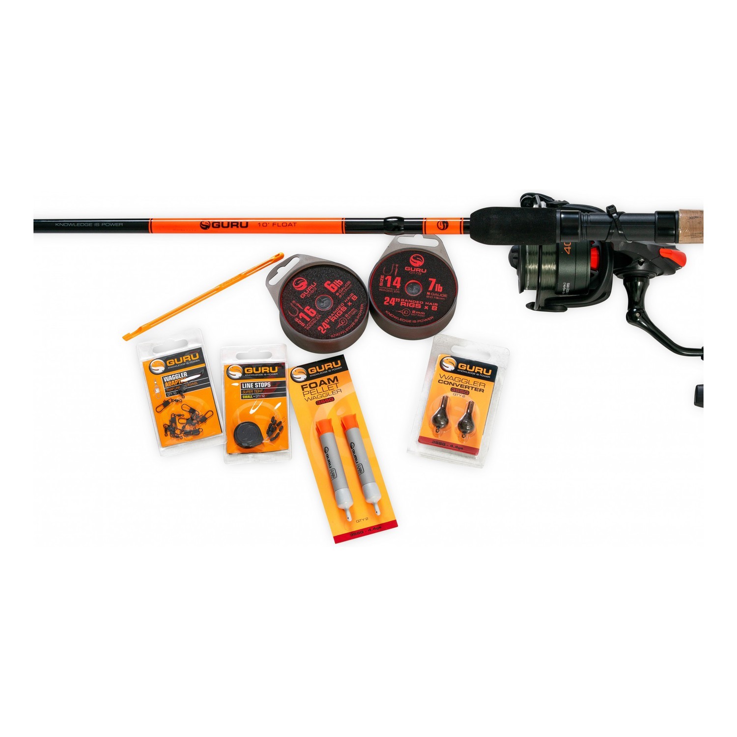 Guru Tackle - 10\' Float Rod & Reel Combo ryhmässä Kalastussetit / Specimenyhdistelmät @ Sportfiskeprylar.se (GRD271)