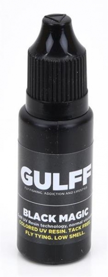 Gulff Black Magic 15ml ryhmässä Työkalut & Lisätarvikkeet / Superliima & Epoksi / UV-liima @ Sportfiskeprylar.se (GU15BLK)