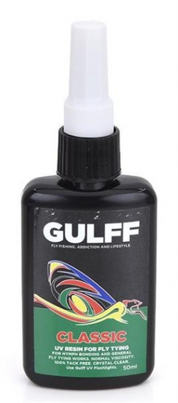 Gulff Classic 50ml Clear ryhmässä Työkalut & Lisätarvikkeet / Superliima & Epoksi / UV-liima @ Sportfiskeprylar.se (GU50C)