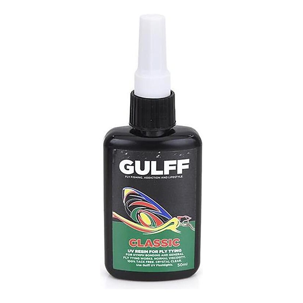 Gulff Classic 50ml Clear ryhmässä Työkalut ja tarvikkeet / Superliima & Epoksi / UV-liima @ Sportfiskeprylar.se (GU50C)