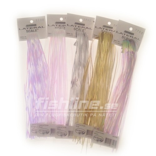 Lateral Scale - Pearl Black ryhmässä Koukut & Tarvikkeet / Perhonsidonta / Perhonsidontamateriaalit / Kimallekuitu & synteetit @ Sportfiskeprylar.se (H1760)