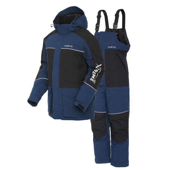 Kinetic X-Treme Winter Suit Black/Navy ryhmässä Vaatteet ja kengät / Vaatetus / Kalastusasut @ Sportfiskeprylar.se (H212-658-Lr)