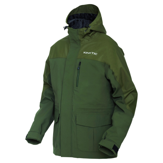 Kinetic Strider Jacket Army Green ryhmässä Vaatteet ja kengät / Vaatetus / Takit / Sadetakit @ Sportfiskeprylar.se (H214-500-Sr)