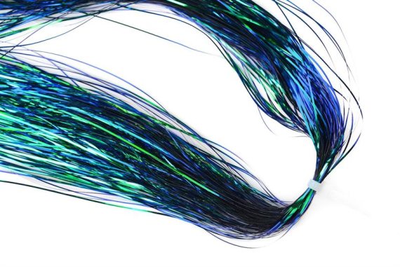 Flashabou Magnum - Pearl Dyed Sapphire ryhmässä Koukut & Tarvikkeet / Perhonsidonta / Perhonsidontamateriaalit / Kimallekuitu & synteetit @ Sportfiskeprylar.se (H3431)