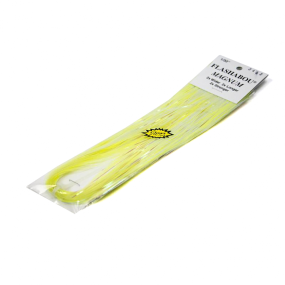 Pearl-A-Glow flashabou magnum - yellow ryhmässä Koukut & Tarvikkeet / Perhonsidonta / Perhonsidonta materiaali / Kimallekuitu & synteetit @ Sportfiskeprylar.se (H3452)
