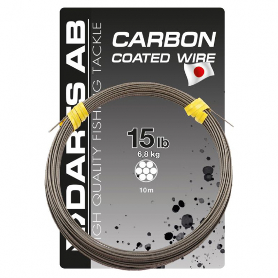 Darts Carbon Coated Wire ryhmässä Koukut & Tarvikkeet / perukkeet & perukemateriaalit / Perukemateriaalit / Siimat @ Sportfiskeprylar.se (H511-60r)
