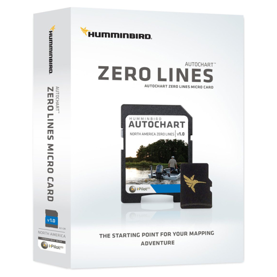 Humminbird AutoChart ZeroLine, SD card ryhmässä Veneilyelektroniikka & veneily / Kartat @ Sportfiskeprylar.se (H600033-1M)