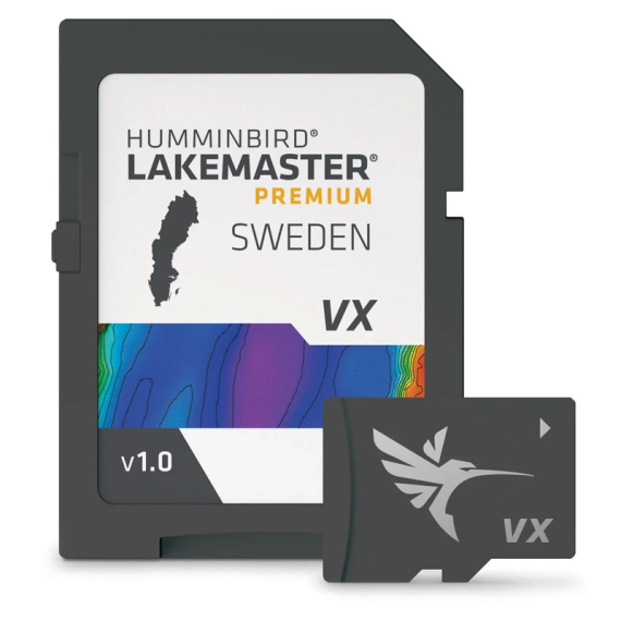 Humminbird Lakemaster VX Premium Sweden ryhmässä Veneilyelektroniikka & veneily / Kartat @ Sportfiskeprylar.se (H602022-1)