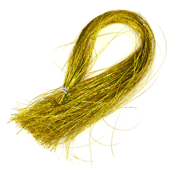 Flashabou - holografisk Holo yellow ryhmässä Koukut & Tarvikkeet / Perhonsidonta / Perhonsidontamateriaalit / Kimallekuitu & synteetit @ Sportfiskeprylar.se (H6940)