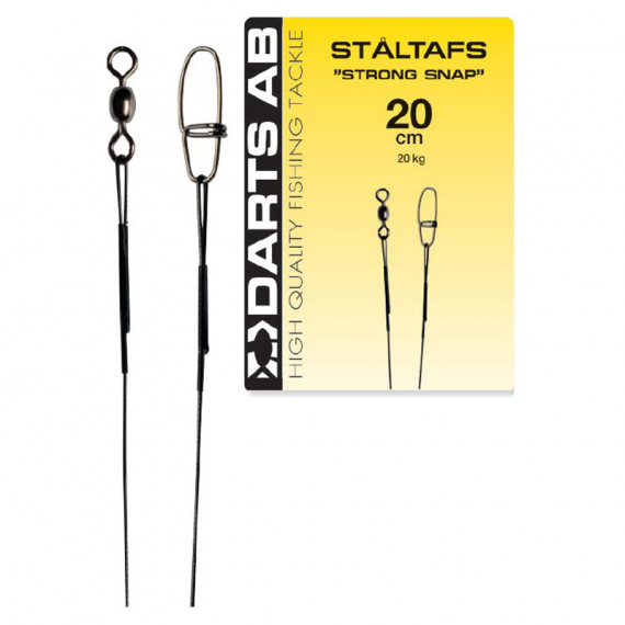 Darts Wire Leader Strong Snap ryhmässä Koukut & Tarvikkeet / perukkeet & perukemateriaalit @ Sportfiskeprylar.se (H7001-40r)