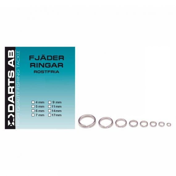 Split rings ryhmässä Koukut & Tarvikkeet / Stingers & Stinger lisätarvikkeet / Stinger lisätarvikkeet @ Sportfiskeprylar.se (H8010-17r)