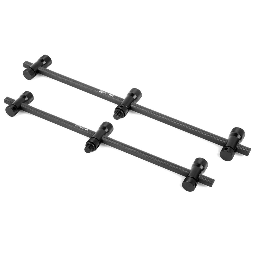 Sonik Pro Carbon S-Lock Adjustable Buzz Bar ryhmässä Työkalut ja tarvikkeet / Vapatueet, & vapatelineet & vavan lepuuttajan varret / Buzz Bars pidikkeet @ Sportfiskeprylar.se (HC0120r)