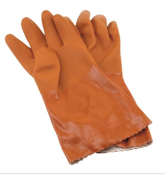 Sea Grip Vinyl Waterproof Gloves, Orange ryhmässä Vaatteet ja kengät / Vaatetus / Käsineet @ Sportfiskeprylar.se (HG-620-L)