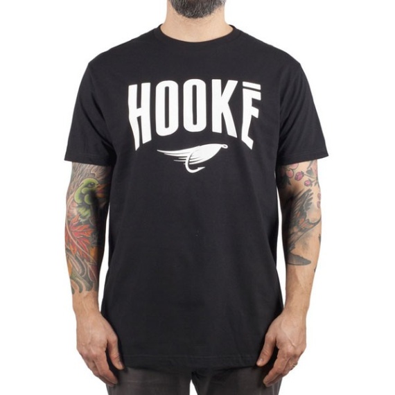 Hooke The Original T-Shirt Black S ryhmässä Vaatteet ja kengät / Vaatetus / T-paidat @ Sportfiskeprylar.se (HK17SS--TS1-BLS)