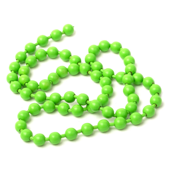 Flourescent Bead Chain Medium #132 Fluo Green ryhmässä Koukut & Tarvikkeet / Perhonsidonta / Perhonsidontamateriaalit / Kartiot @ Sportfiskeprylar.se (HL-FBC132)