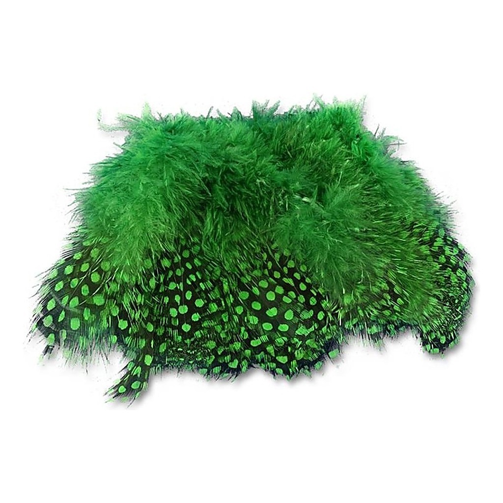 Strung Guinea Feathers Green Highlander # 184 ryhmässä Koukut & Tarvikkeet / Perhonsidonta / Perhonsidontamateriaalit / Höyhenet & Sulat / Muut höyhenet @ Sportfiskeprylar.se (HL-SGF184)