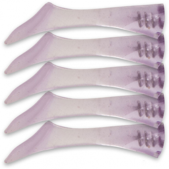 Headbanger Shad 11cm Replacement Tails (5kpl), Purple ryhmässä Uistimet / vieheet / Softbaits / Kumikalat / Ahven heittojigit & Kuha heittojigit @ Sportfiskeprylar.se (HS-11-RT-PU)