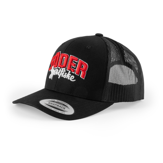Söder Sportfiske Trucker Black - Original Logo ryhmässä Vaatteet ja kengät / Lippalakit ja päähineet / Lippikset / Trucker lippikset @ Sportfiskeprylar.se (HS1002133-OL)