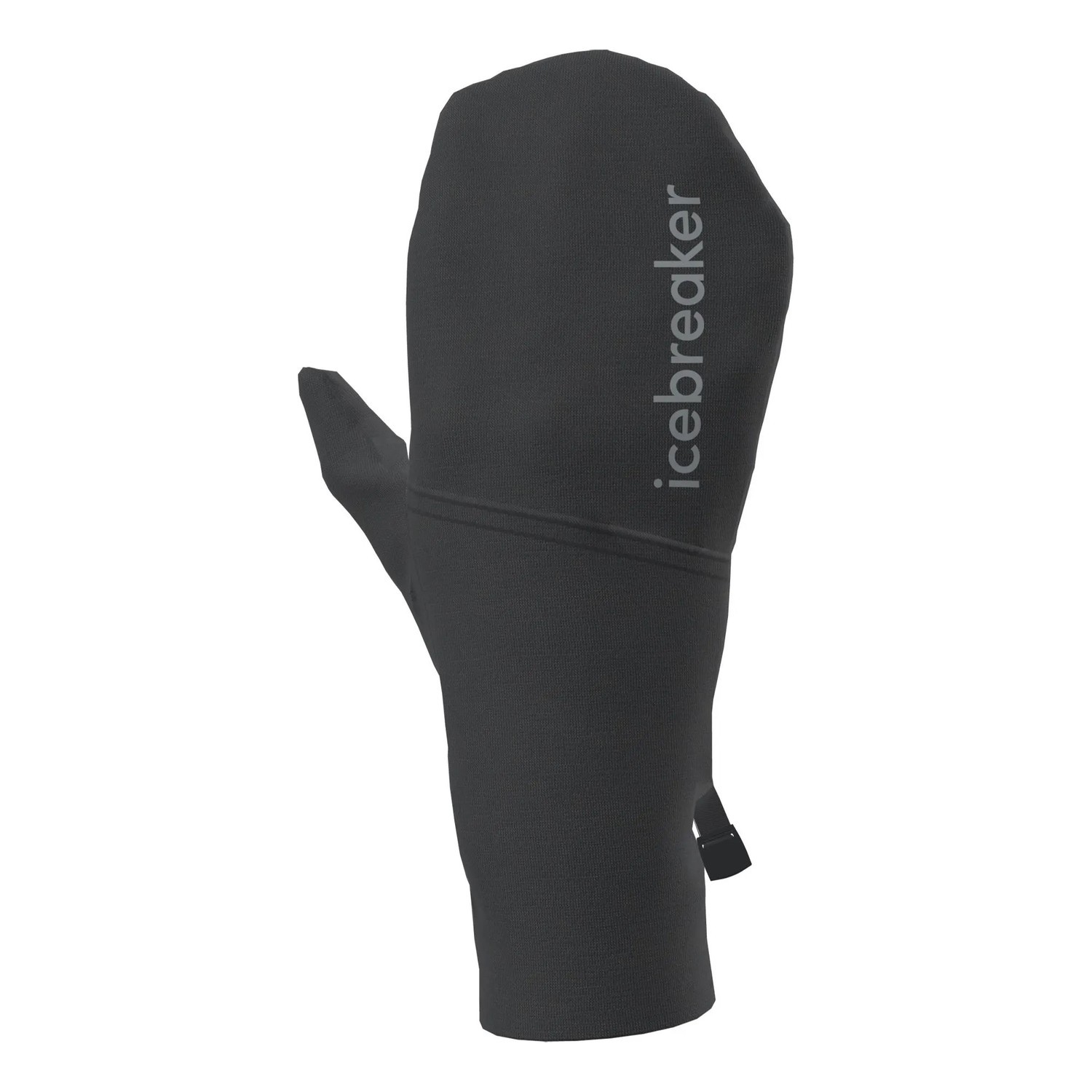 Icebreaker Uni Merino Sierra Convertible Mitten Black ryhmässä Vaatteet ja kengät / Vaatetus / Hanskat ja rukkaset @ Sportfiskeprylar.se (IB0A573F0011001r)