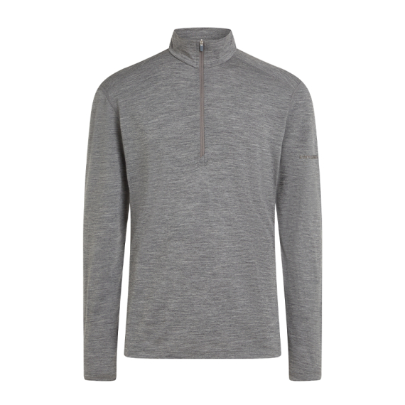 Icebreaker Mens 200 Oasis LS Half Zip Gritstone ryhmässä Vaatteet ja kengät / Vaatetus / Alusosat & alusvaatteet / Aluspaidat @ Sportfiskeprylar.se (IBB043670131005r)
