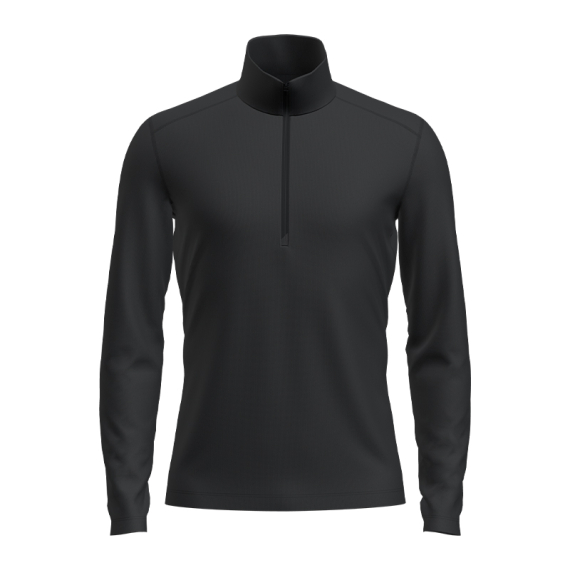 Icebreaker Mens 260 Tech LS Half Zip Black ryhmässä Vaatteet ja kengät / Vaatetus / Alusosat & alusvaatteet / Aluspaidat @ Sportfiskeprylar.se (IBB043720011005r)