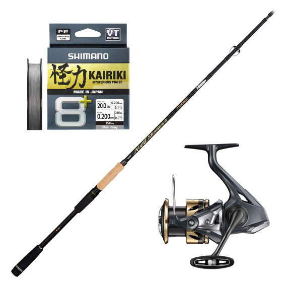 Illex Night Shadows S 2202 H Swimbait Driver & Ultegra FD Combo ryhmässä Kalastussetit / Virvelisetit / Hauki Avokelasetti @ Sportfiskeprylar.se (ILLEXNIGHTSHDWCOMBO)