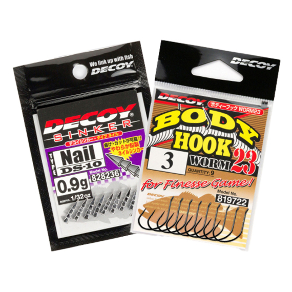 Decoy Neko/Wacky Rig Bundle ryhmässä Koukut & Tarvikkeet / Valmiit rigit / Valmiit ahvenrigit @ Sportfiskeprylar.se (JDMNEKOREGBUNDLE)